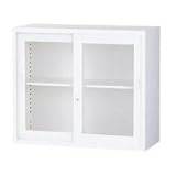 SEIKO FAMILY(生興)　ALZシリーズ　2段ガラス引き違い書庫　ALZ-G32