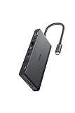 Anker 552 USB-C ハブ (9-in-1, 4K HDMI) 100W PD対応 5Gbps 高速データ転送 USB-Cポート USB-Aポート イーサネットポート microSD＆SDカードスロット 搭載