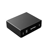 S.M.S.L D1 D/Aコンバーター ハイレゾ対応/ROHM 高性能DAC IC 「BD34352EKV」搭載/USB 光ファイバ 同軸 から RCA 変換 OTG オーディオ Mini USB DAC(ブラック)