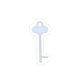 Nina シリコンモールド 【 キー 穴付き 38mm】 ソフト レジン 樹脂 パーツ チャーム アクセサリー (シルエット シリコン モールド) 鍵