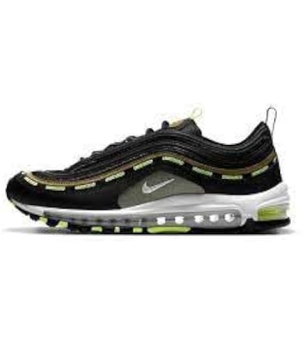 Amazon | ナイキ メンズ エアマックス 97 ブラック/ホワイト 無煙炭