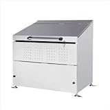 グリーンライフ　ステンレスダストボックス　【ゴミ収集庫】【ゴミ袋（45L）集積目安　13袋、世帯数目安　6世帯】　DB600Ｌ