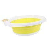 TOVINANNA 折りたたみ洗面台 小さな洗面台 お風呂用の洗面台 新生児用の浴槽 旅行用ベビーバスタブ ランドリーバスケット bath 台所の洗面台 新生児用洗面台 pp Yellow