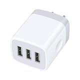 Vedfoad USB 3ポート充電器 ACアダプター 15W/3.1A 急速充電器【PSE認証済】usbコンセント 3ポート 3台同時に充電 スマホ 充電器 コンパクト 軽量 USB 充電器 携帯便利 AC式充電器 iPhone16/15/14、Galaxy S24/A55、Pixel8、AQUOS R8、Xperia10Vなど機種に対応