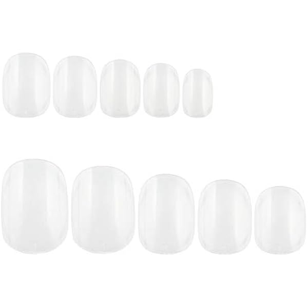 Lalona ラローナ 業務用 ラウンドベリーショートチップ 600枚 ネイルチップ ジェルネイル サンプルチップ オーバルチップ ショートチップ Lalona ネイルチップ 通販 Amazon