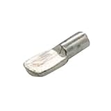 アイワ金属 棚ダボ 5径穴用 5×8mm 平受 ニッケル1箱10パック(計40個入) AP-1455N