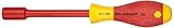 Wiha 32230 Insulated Nut Driver, 1000 Volt, 11.0 x 125mm [並行輸入品]