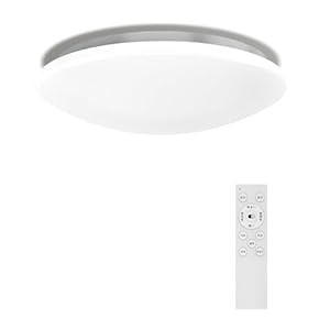 Hoshiakari LEDシーリングライト 8-10畳 38W 4600lm 高輝度 12段階調光調色 リモコン付