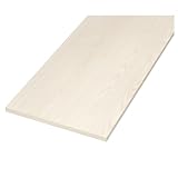 ウッドワン 仕上げてる棚板 ホワイト色(アッシュ柄) 合板 4面エッジテープ仕上げ [長さ2400x奥行145x厚み20mm] STT2400D-D1I-WH