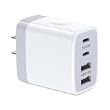 Hootek USB充電器 4ポート 合計30W USB コンセント 急速充電器 PD20W USB-C*2と10W USB-A*2/PSE認証/薄型 ACアダプター Type-C コンセント タイプC アダプタ アイフォン アンドロイド スマホ 充電器 iPhone 17、Galaxy S26、iPad 2025、Pixel 10Pro Fold、Androidその他各種対応(ホワイト)