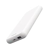 エレコム モバイルバッテリー 大容量 10000mAh 15W 2台同時充電 出力2ポート (Type-C/USB-A) 入力(Type-C) 【 iPhone SE3 / 13 / 12 / iPad/Android 各種対応】 ホワイト DE-C38-10000WH