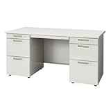 プラス 両袖机 RJ-147D-33 LGY エルグレー