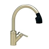 Blanco 440617 Radosキッチン蛇口with Pull Downスプレー – 44061、サテンニッケル/ B
