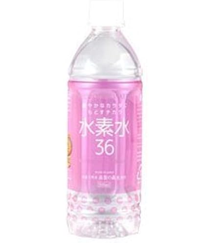 Amazon.co.jp: 奥長良川名水 逃げない水素水36 500ml×24本入(ピンク