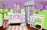 Botanical Purple 9pc Crib Set by Bacati