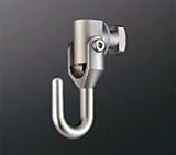 e-kanamono ピクチャーレールフック HPD-040 フック型 25mm幅レール用 パールニッケル 【重量用】