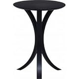 不二貿易 サイドテーブル CF-913 BK FBC95993 【まとめ 3セット】