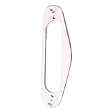 シングル コイルネック ピックアップ サラウンド マウントリング フェンダー用 ギターアクセサリ 全5色 - クロム, 100 * 32.5 * 2ミリメートル