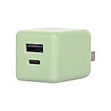 オウルテック PD20W AC充電器 USB Type-Aポート Type-Cポート PSE適合品 ピスタチオ グリーン OWL-APD20A1C1R-PS