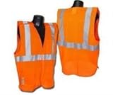 Radians SV4OML Economy Class 2 Breakaway Mesh Safety Vests Large Orange [並行輸入品]
