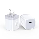 急速充電器 iPhone16 充電器 純正 20W USB-C電源アダプタ 2個セット/小型/PD3.0対応/PSE認証/軽量 Hootek ACアダプター Type-C USB コンセント タイプC アダプター iPhone 17/16/15/14シリーズ、iPad Pro/Air/Mini、Galaxy S26、Pixel 7、Androidその他Type-C 機器対応(ホワイト)