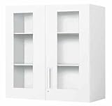 コクヨ　エディア　収納システム　高さ915mmタイプ　上置き　ガラス両開き扉　幅900×奥行き400mm カラー:F1（ナチュラルグレー）