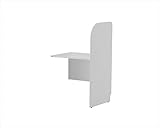 アール・エフ・ヤマカワ:PCブースデスク 増連 W700　ホワイト Z-SHPCB-70ADWH