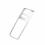 新型ハリアー80系専用アクセサリー シフトパネルカバー 80ハリアー 内装パーツ インテリアパネル コンソールスイッチパネルカバー サテンシルバー 傷防止 ABS製 トヨタ対応 ハリアー 80系 1PCSセット