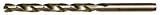 Cle-Line C18999 Cobalt Heavy Duty Jobber Length Drill, Cobalt, Gold Oxide Finish, Straight Shank, 13