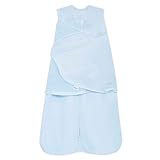 HALO SleepSack Micro-Fleece Swaddle, Baby Blue, Small by Halo