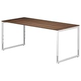 Garage パソコンデスク fantoni 高さ調節タイプ GX-188HJ 幅180cm 奥行き80cm 高さ調節62～82cm イタリア ファントーニ製 濃木目