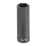 GRY-2062D Grey Pneumatic Socket - 0.50 Drive x 1.93 in.