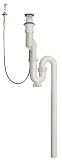 三栄水栓 【洗髪排水栓付Sトラップ】 パイプ径32mm H7720-32