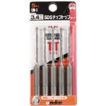 ユニカ チップトップドリルセット 3.4mm 5本セット【DP5-T34(3.4MM)】(3794539)
