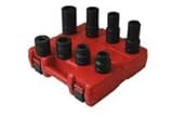 Sunex 5688 1-Inch Drive SAE and Metric Wheel Service Impact Socket Set, 8 piece by Sunex Internation