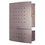 【正規輸入品】 Timbuktu All Stainless　ドイツポスト Max Knobloch ティンブクステンレス 壁掛けポスト 左ロック AAE17B