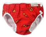 Imse Vimse Swim Diaper (17-22 pounds - Medium, Red Fish) by Imse Vimse