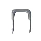 カワグチ 絶縁ステップル NO.3 100個 グレー