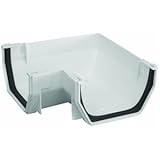 Genova #RW103 White Vinyl Gutt Corner [並行輸入品]