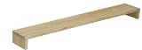 WOODPRO パイン材 モニター台 デスクシェルフ 幅100cm 高さ10cm 奥行15cm 無塗装 完成品 木製 モニタースタンド 卓上 パソコン台 ディスプレイ台 机上台 コの字ラック 受注生産