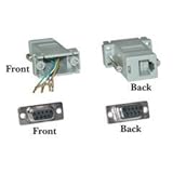 Dealsjungle Modular Adapter, Gray, DB9 Female to RJ12 Jack [並行輸入品]