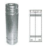 DuraVent 33136 PelletVentストレート長パイプ – 4 " x 36 "