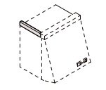 NBHシリーズ用横幕板 【RSP-A-100EK】