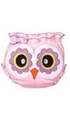 Ganz Owl Baby Bloomer Diaper Cover - Pink & Purple (Size: 0 to 6 Months) by Baby Ganz