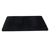 ideamall マジックマット トランプ マジック マット 手品 手品グッズ テーブル 裏面ラバー加工 40*30CM (ブラック)