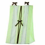 Metro Lime/White/Chocolate Diaper Stacker by Bacati [並行輸入品]