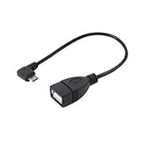(まとめ)変換名人 USBmicro HOST L型ケーブル20(左L) USBMCH-20LL〔×10セット〕