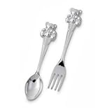 BABY SPOON & FORK - BABY SPOON & FORK, SILVER PLATED. [Baby Product] by Creative Gifts [並行輸入品]