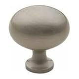 Baldwinハードウェアオーバルソリッド真鍮ノブ