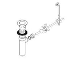 デルタ蛇口rp38958rb Drain assembly-pop-up、ベネチアブロンズ